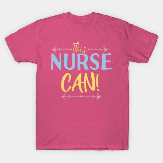 Strong Nurse Motivation Superhero Health Worker Style T-Shirt by Girl Gang Leader
